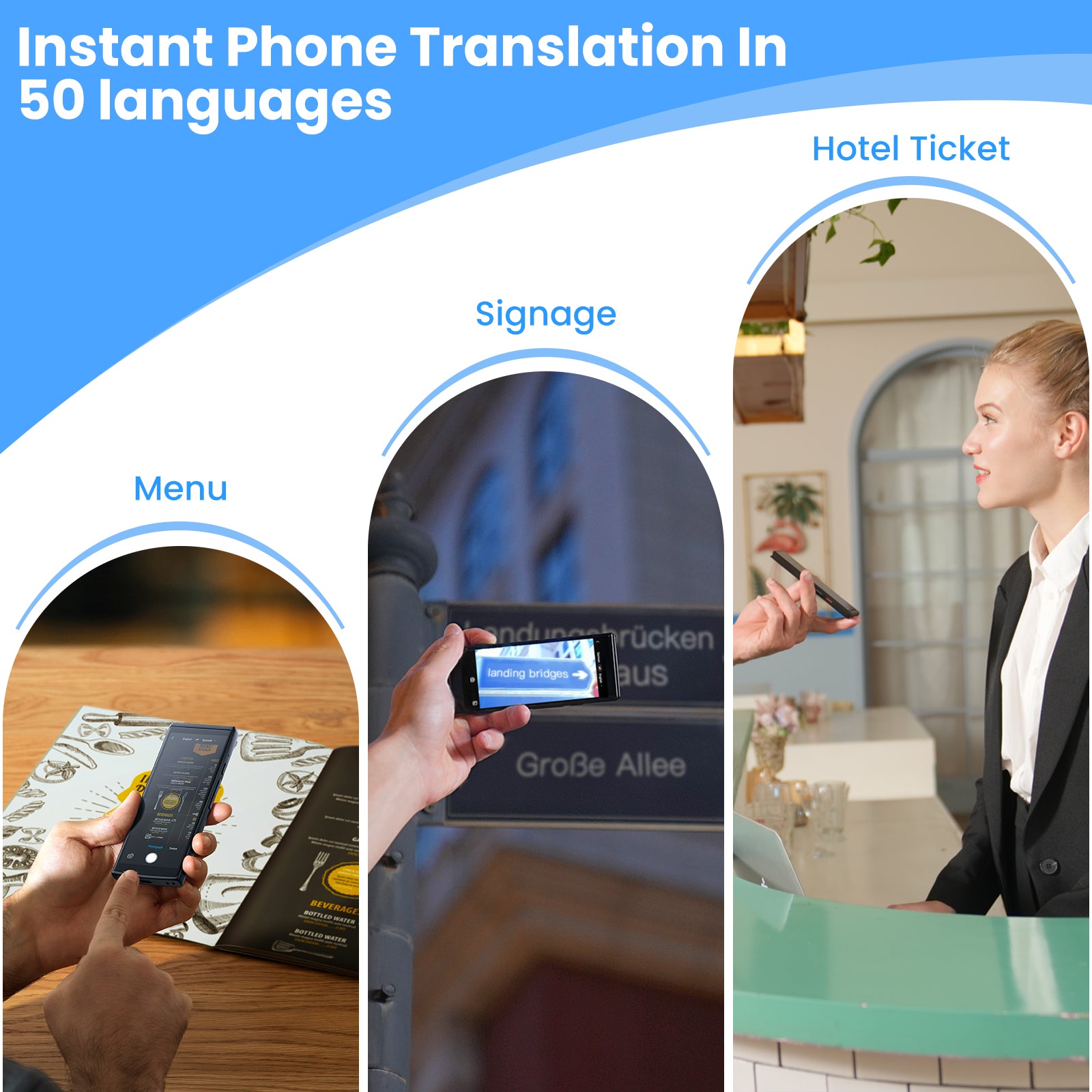 Jarvisen Smart Translator 2, Support 108 Languages